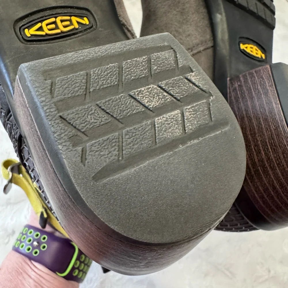 Keen‎ Morrison Mid Boot Comfort Gray Leather Booties Women’s 7 Sleek Durable